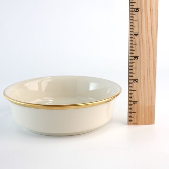 Eternal by Lenox USA Fruit Dessert Sauce Bowl GOLD TRIM - Picture 6 of 11